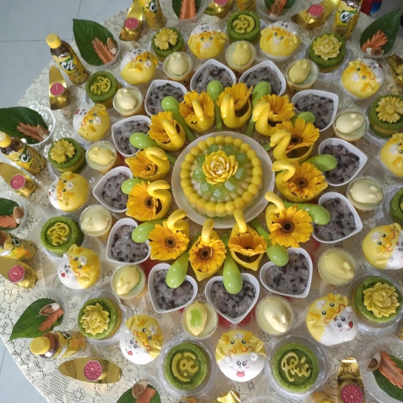 Mâm cúng thôi nôi cho bé