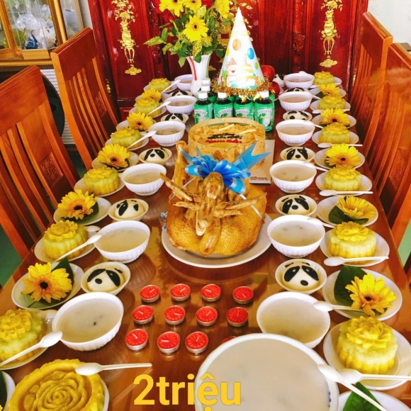 Mâm cúng thôi nôi cho bé 