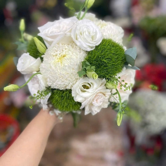 Hoa cầm tay cô dâu 