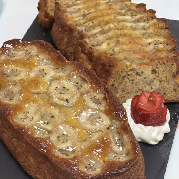 Bánh ăn vặt chuối nướng 