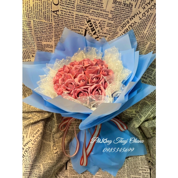 Hoa chúc mừng bà ngoại