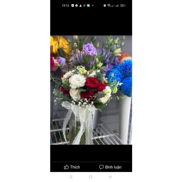 Hoa cầm tay cô dâu 